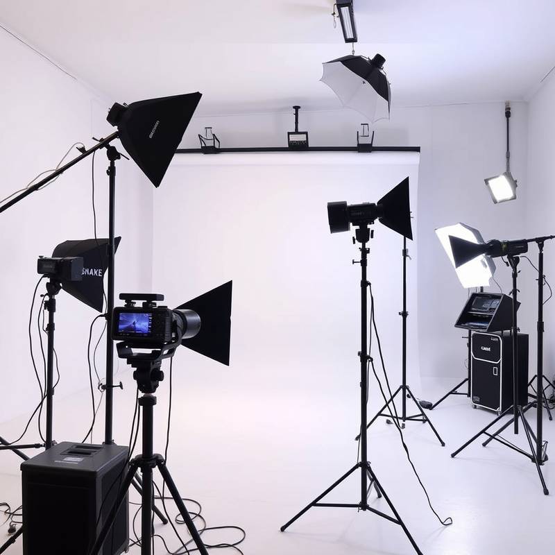Foto de un equipo fotográfico profesional disponible para alquiler
